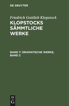 Dramatische Werke, Band 2 - Klopstock, Friedrich Gottlieb