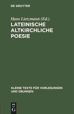 Lateinische altkirchliche Poesie