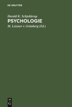 Psychologie - Schjelderup, Harald K.