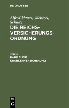 Die Krankenversicherung - Manes