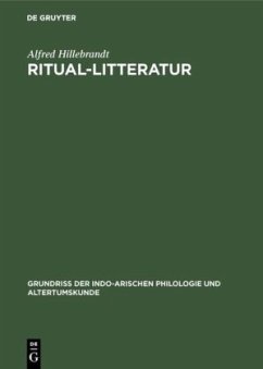 Ritual-Litteratur - Hillebrandt, Alfred