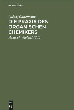Cover Die Praxis des organischen Chemikers