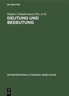 Cover Deutung und Bedeutung