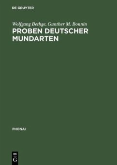 Proben deutscher Mundarten - Bethge, Wolfgang;Bonnin, Gunther M.