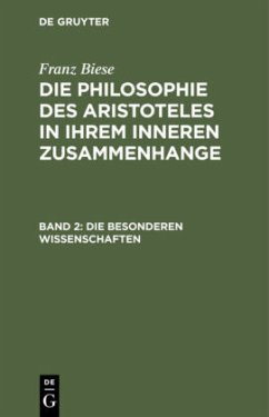 Cover Die besonderen Wissenschaften
