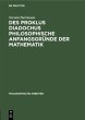 Des Proklus Diadochus philosophische... - Bild 1