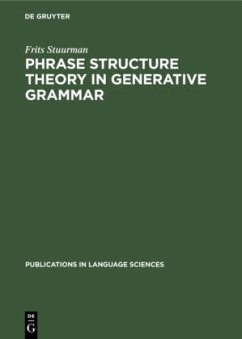 Phrase structure theory in generative grammar - Stuurman, Frits