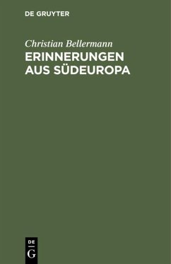 Cover Erinnerungen aus Südeuropa