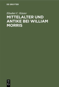 Cover Mittelalter und Antike bei William Morris