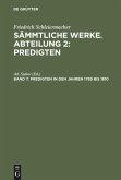 Predigten in den Jahren 1789 bis 1810