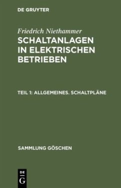 Allgemeines. Schaltpläne - Niethammer, Friedrich
