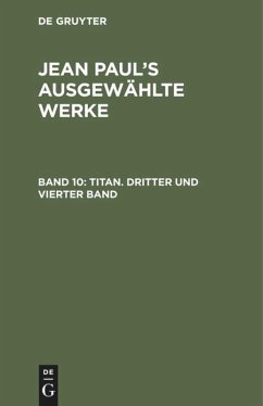 Titan. Dritter und vierter Band - Paul, Jean