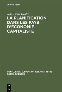 La planification dans les pays d¿économie capitaliste - Delilez, Jean-Pierre