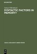 Syntactic factors in memory? - Bild 1