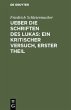 Ueber die Schriften des Lukas: Ein... - Bild 1