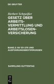 §§ 131¿275 und Ausführungsbestimmungen