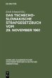 Das Tschechoslowakische Strafgesetzbuch... - Bild 1