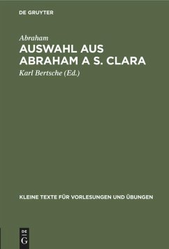 Auswahl aus Abraham a S. Clara - Abraham