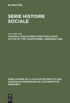 Structures d¿une population active de type traditionnel, Grenoble 1848 - Ibarrola, Jesus