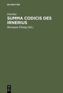 Summa codicis des Irnerius - Irnerius