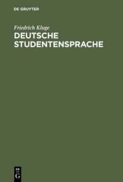 Deutsche Studentensprache - Kluge, Friedrich