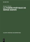 La forme poétique de Serge Esenin