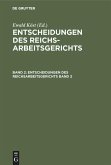 Entscheidungen des Reichsarbeitsgerichts. Band 2