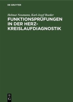 Cover Funktionsprüfungen in der Herz-Kreislaufdiagnostik
