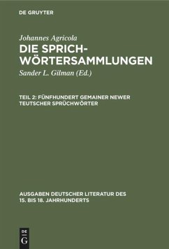Fünfhundert gemainer newer teutscher Sprüchwörter - Agricola, Johannes
