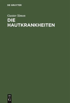 Die Hautkrankheiten - Simon, Gustav