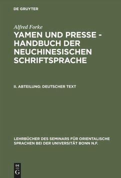 Deutscher Text - Forke, Alfred