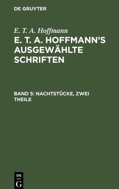 Nachtstücke, zwei Theile - Hoffmann, E. T. A.;Hoffmann, E. T. A.