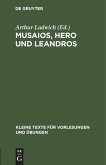 Musaios, Hero und Leandros