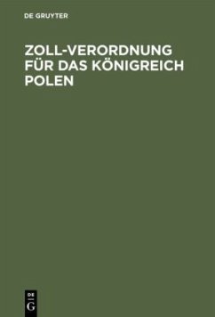 Zoll-Verordnung für das Königreich Polen