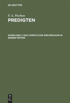 Das christliche Kirchenjahr in seinen Festen - Pischon, F. A.