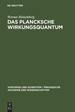 Das Plancksche Wirkungsquantum - Heisenberg, Werner