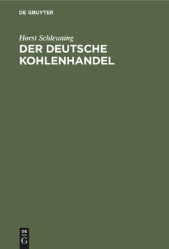 Cover Der deutsche Kohlenhandel