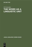 The word as a linguistic unit