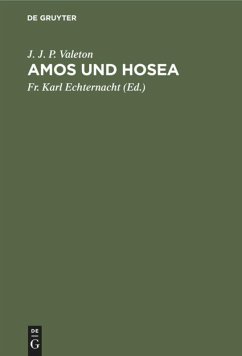 Amos und Hosea - Valeton, J. J. P.