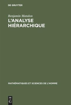 L'analyse hiérarchique - Matalon, Benjamin