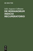 De Romanorum indicio recuperatorio