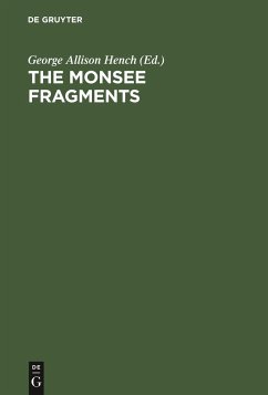 The Monsee fragments