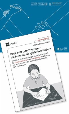 Schreibtisch-Auflage für Linkshänder DESK-PAD LEFTY®, mit Übungsheft, m. 1 Buch