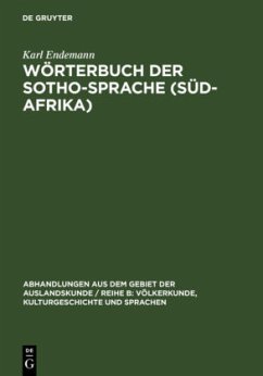 Wörterbuch der Sotho-Sprache (Süd-Afrika) - Endemann, Karl