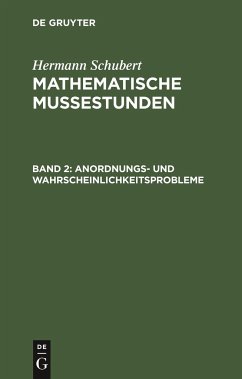 Anordnungs- und Wahrscheinlichkeitsprobleme - Schubert, Hermann