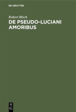 Cover De Pseudo-Luciani Amoribus