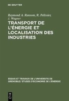 Transport de l'énergie et localisation des industries - Ransom, Raymond A.;Pelissier, R.;Wagner, J.