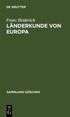 Länderkunde von Europa - Heiderich, Franz