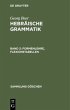 Formenlehre, Flexionstabellen - Bild 1
