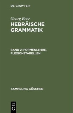 Formenlehre, Flexionstabellen - Beer, Georg